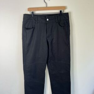 Hemp Organic Cotton Black Chino Work Pants size 34 Vegan